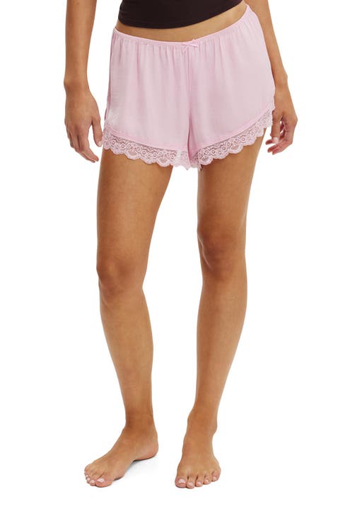 Women's Washed Satin Lace Short