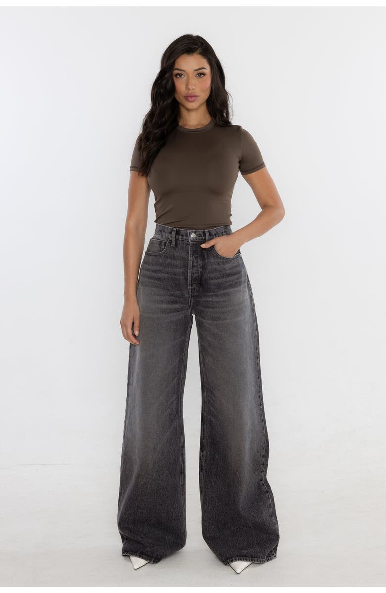 Rudes Denim The Phoenix wide-leg Jean, Alternate, color, Surfers Grey