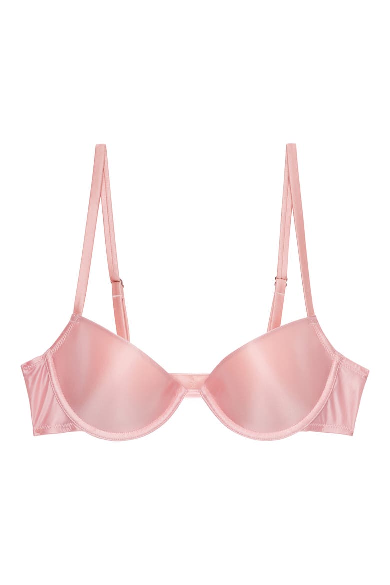 Le Gloss Underwire T-Shirt Bra, Alternate, color, PINK LADY