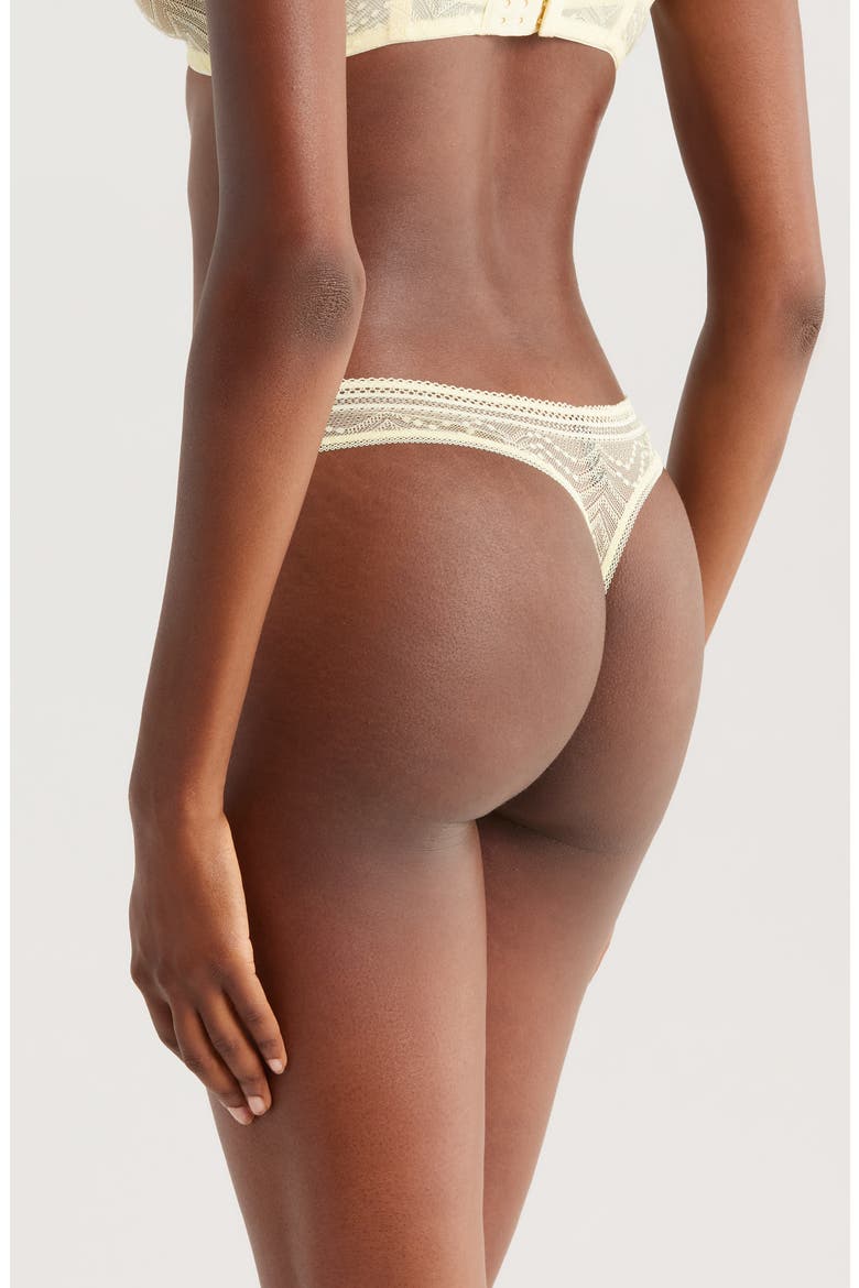 Eclatante Soleil Tanga, Alternate, color, YELLOW
