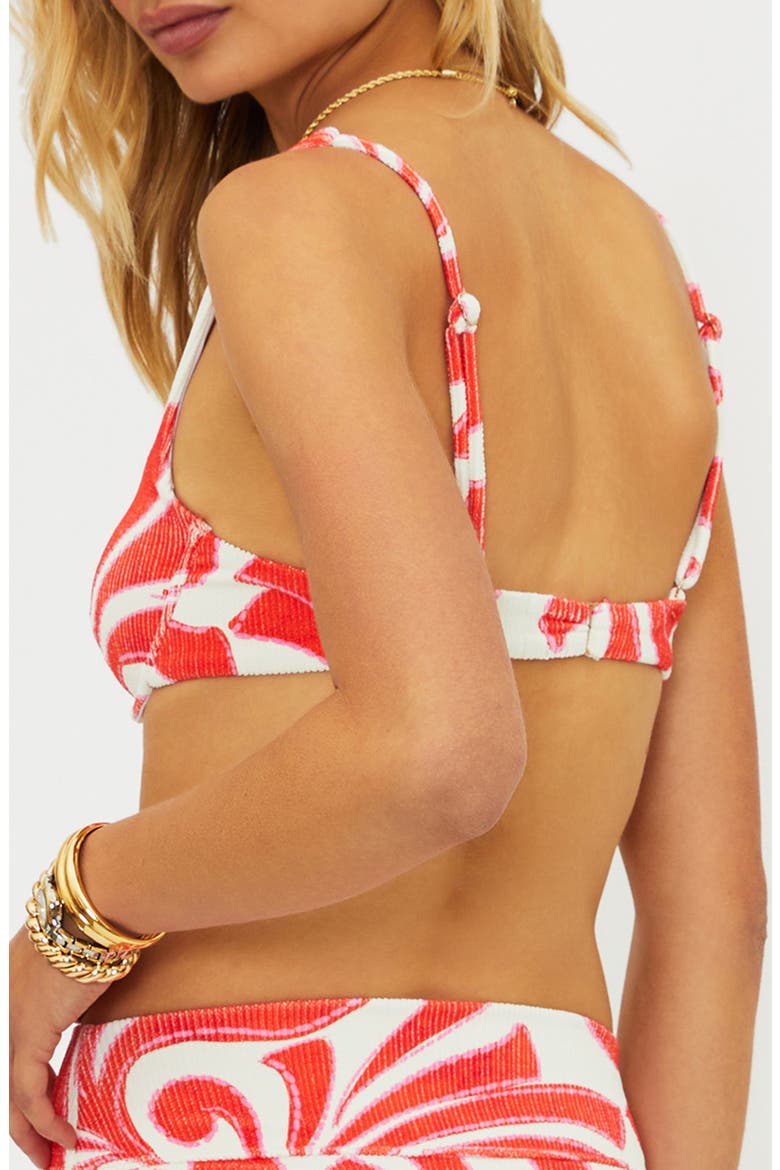 Lulu Underwire Bikini Top, Alternate, color, SUNSHINE DUNES