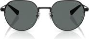 COACH 52mm Polarized Irregular Sunglasses