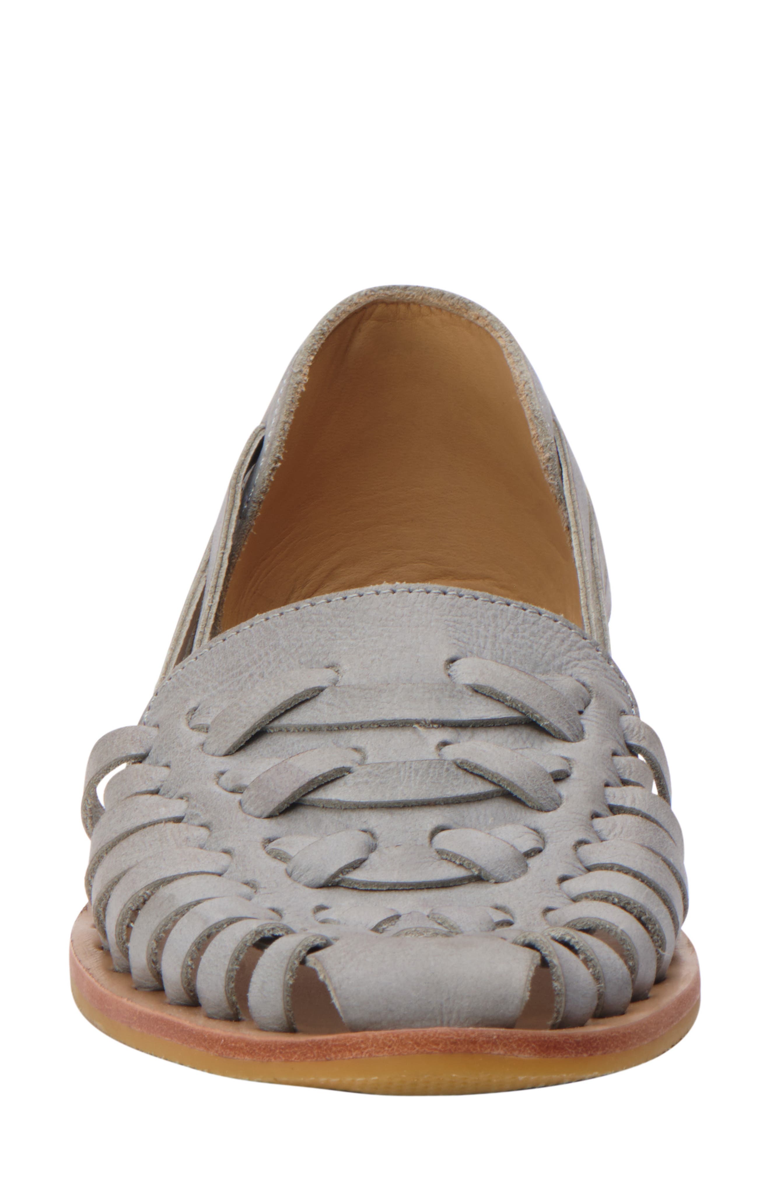 Huarache Flat, Alternate, color, SKY GREY