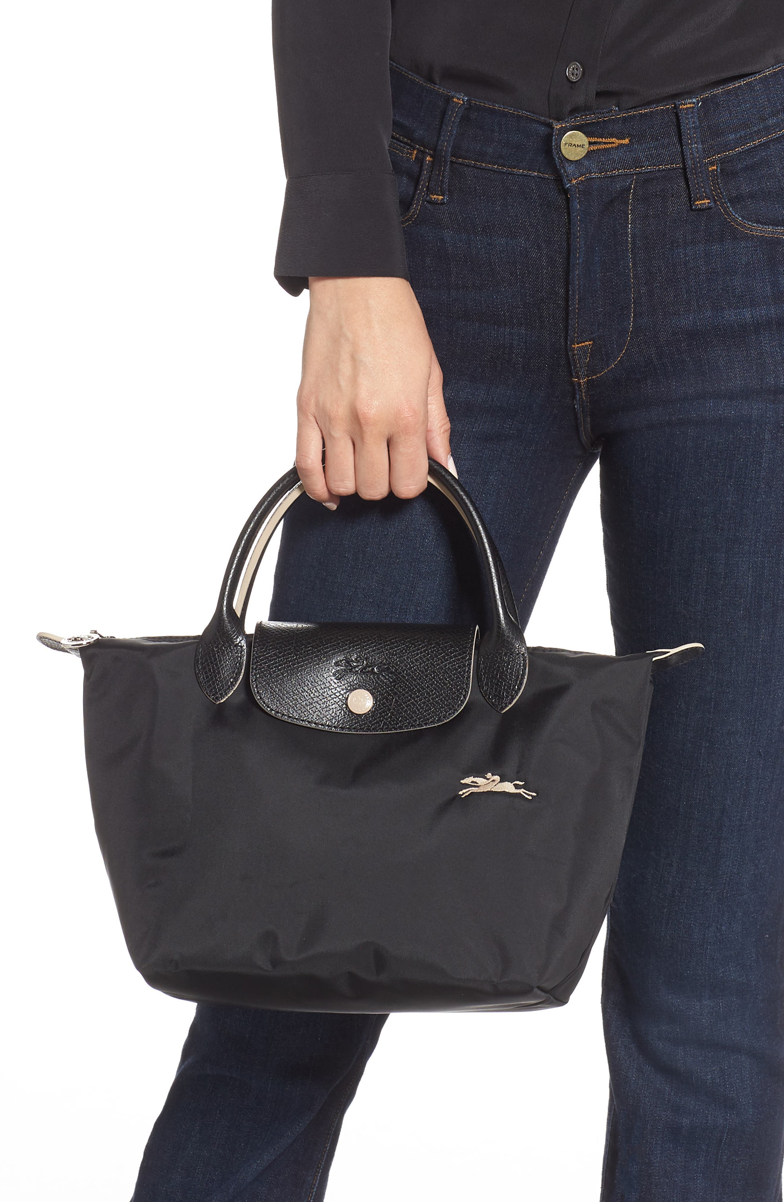 Le Pliage Club Tote, Alternate, color, BLACK