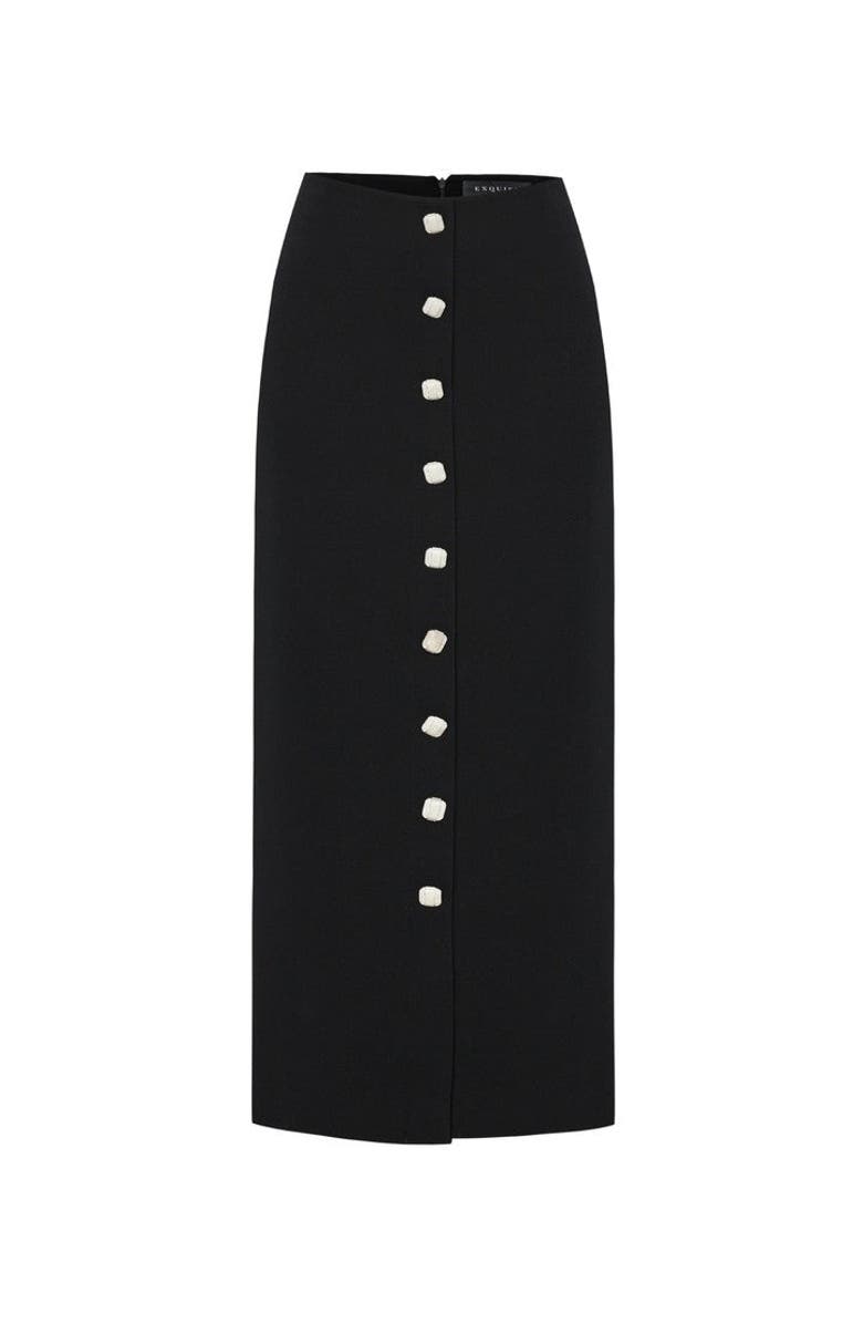 Exquise Alibeth  Midi Pencil Skirt, Main, color, Black