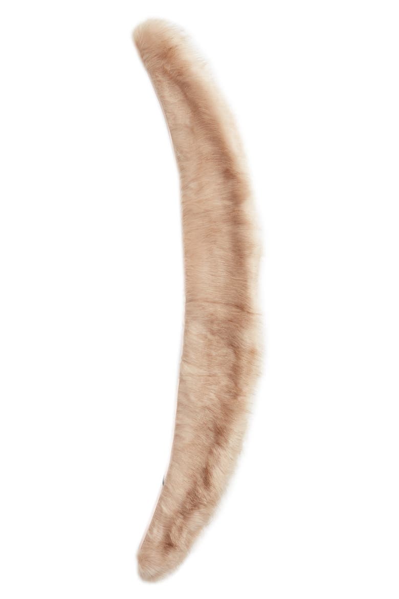Faux Fur Stole, Alternate, color, BLUSH
