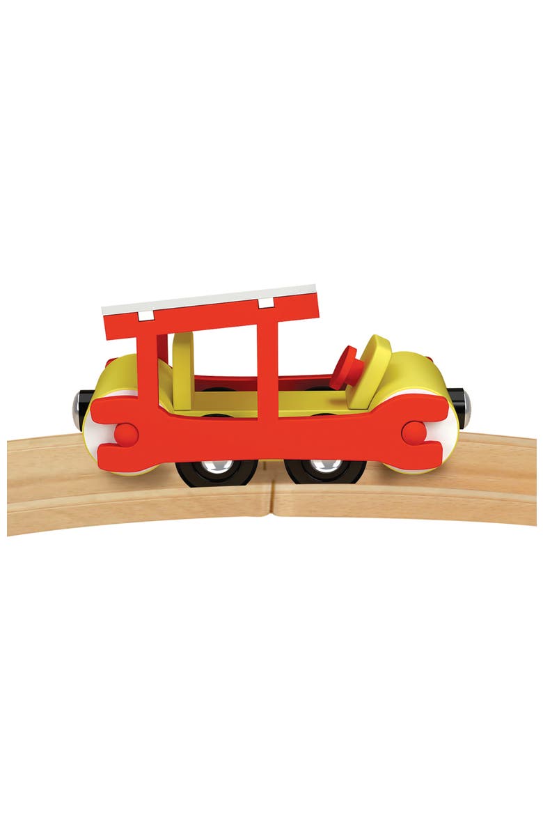 The Flintstones Cave Mobile Wood Train, Alternate, color, Multicolor