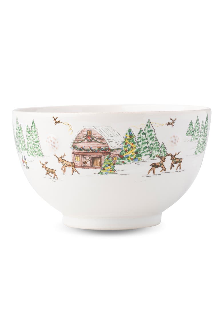 Berry & Thread North Pole Cereal/Ice Cream Bowl, Main, color, WHITE MULTI