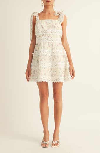 Arose Studio Giada Sleeveless Floral Minidress