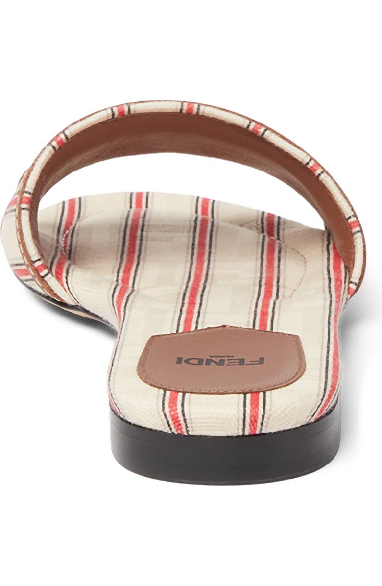 Fendi Sunshine Slide Sandal, Alternate, color, Stripe Multi