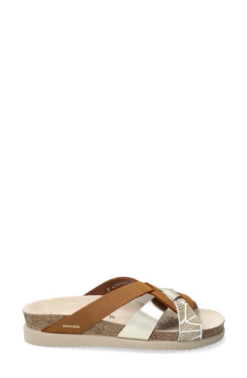 Mephisto Halix Sandal In Camel Panama