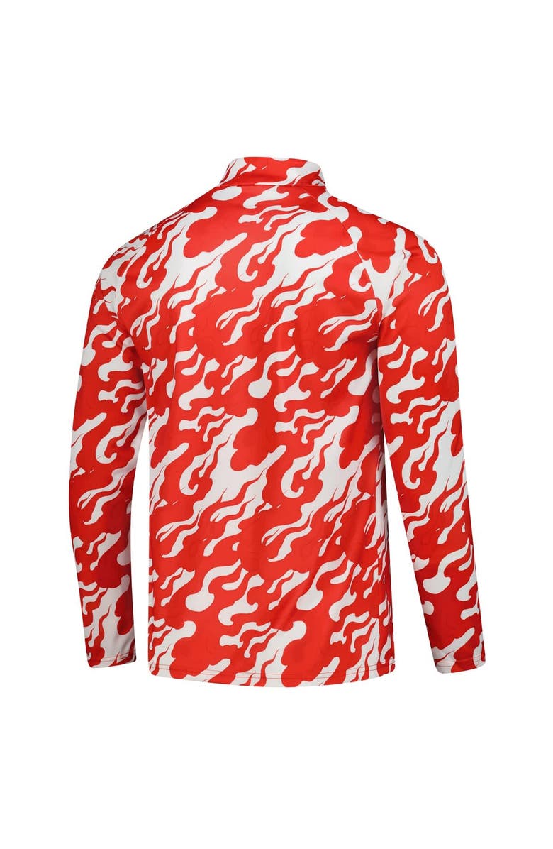 PUMA Men's Puma Red AC Milan 2025/26 Pre-Match dryCell Quarter-Zip Top, Alternate, color, Red