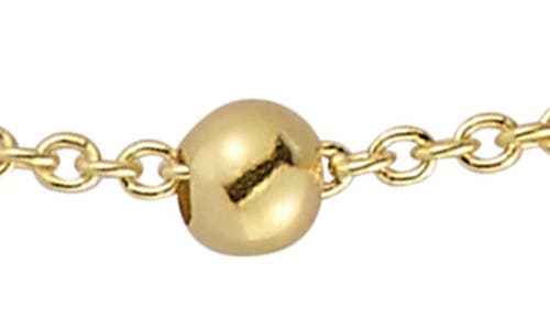 Ember Fine Jewelry 14k Gold Ball Station Necklace In Gold