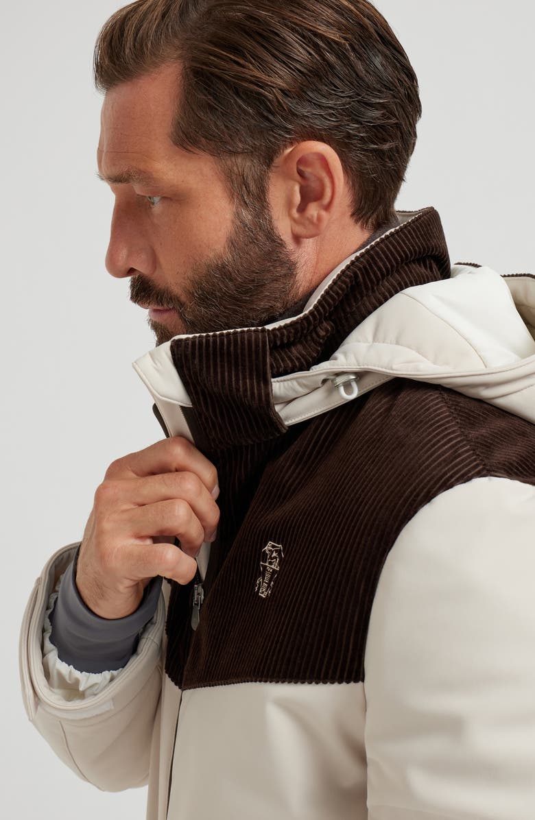 Brunello Cucinelli Mountain outerwear jacket, Alternate, color, Brown