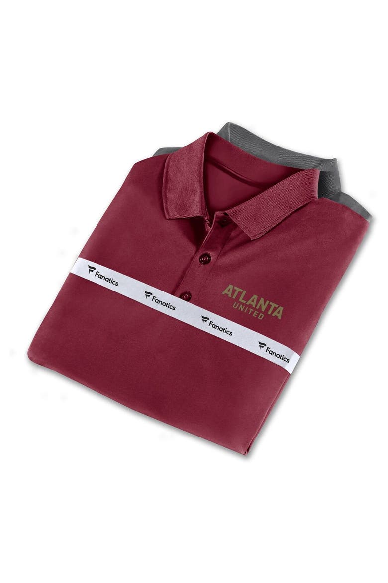 Men's Fanatics Branded Red/Gray Atlanta United FC Iconic Polo Combo Set, Alternate, color, Red
