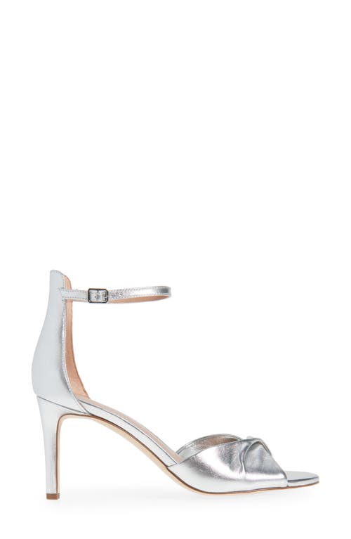 Nordstrom Anders Ankle Strap Sandal In Silver Metallic