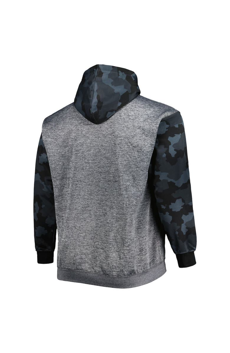 FANATICS Men's Fanatics Branded Heather Charcoal San Francisco 49ers Big & Tall Camo Pullover Hoodie, Alternate, color, 