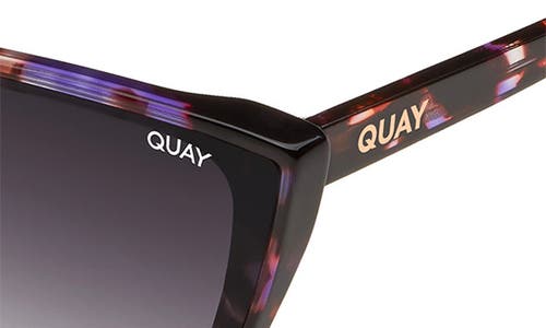 Quay Confidential 143mm Cat Eye Sunglasses In Purple