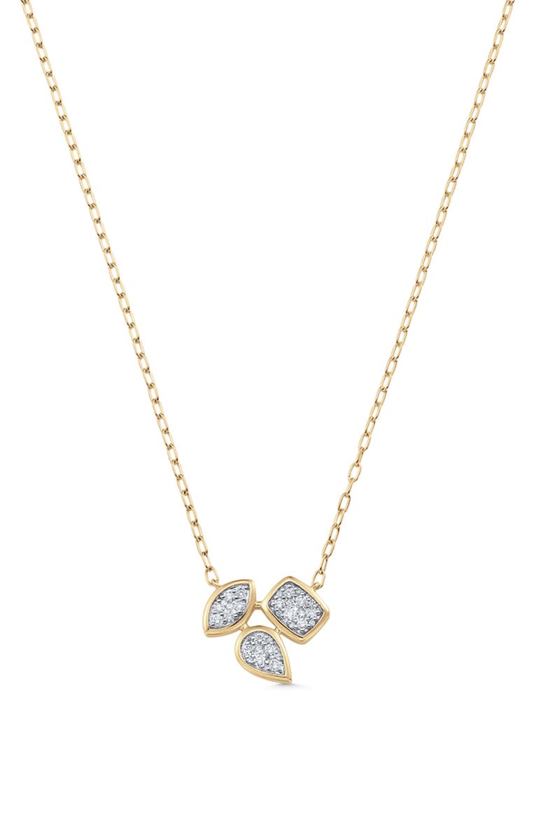 Reverie Diamond Pendant Necklace, Main, color, YELLOW GOLD