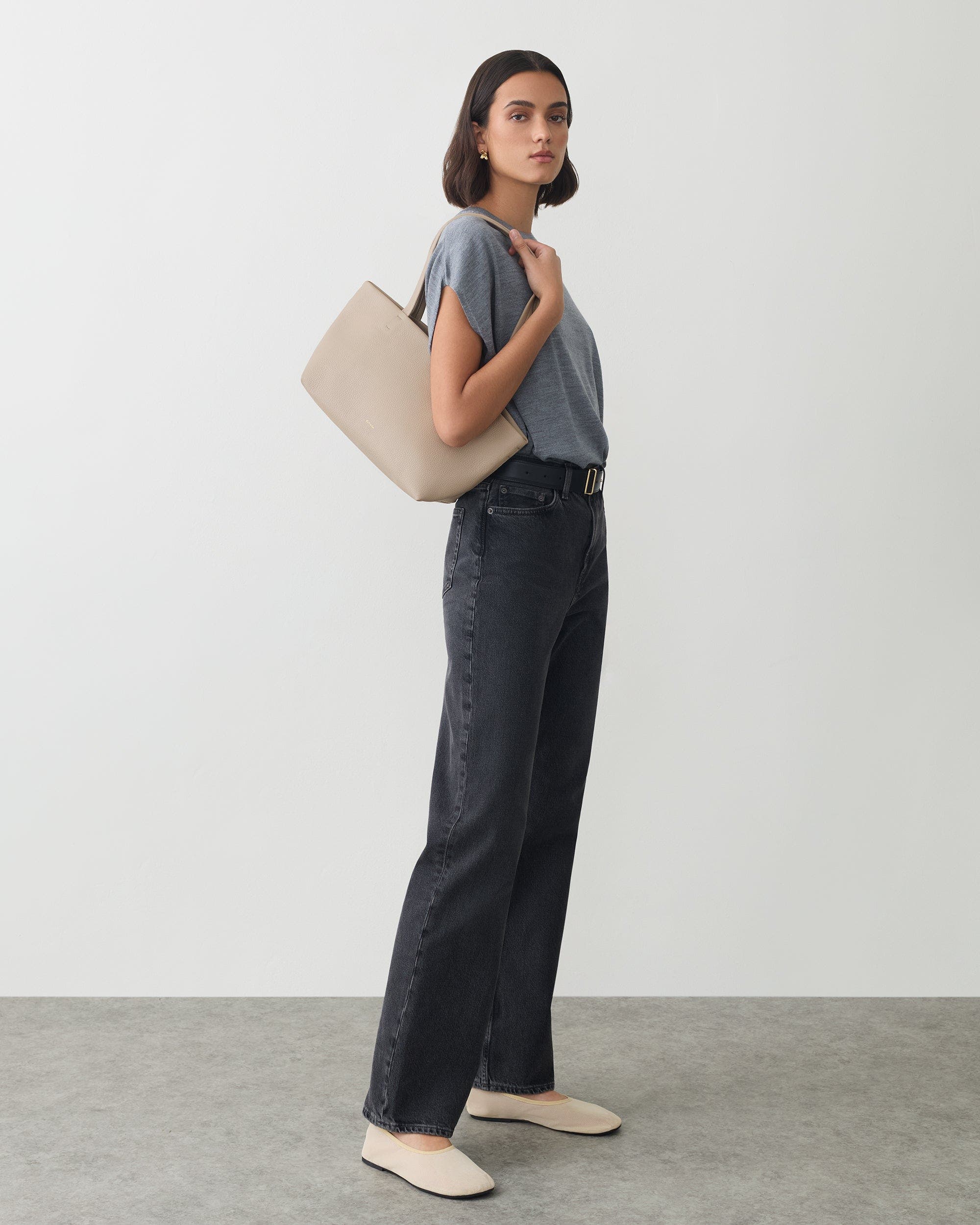 East West Easy Tote, Alternate, color, Stone