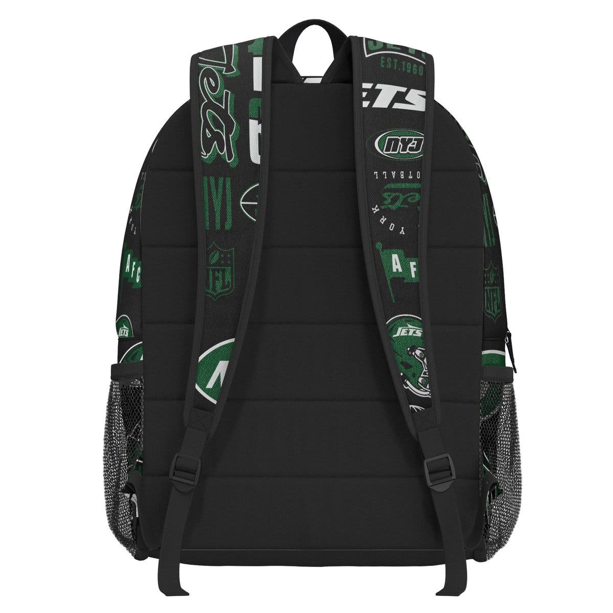 New York Jets Backpack and Lunchbox Set, Alternate, color, Black