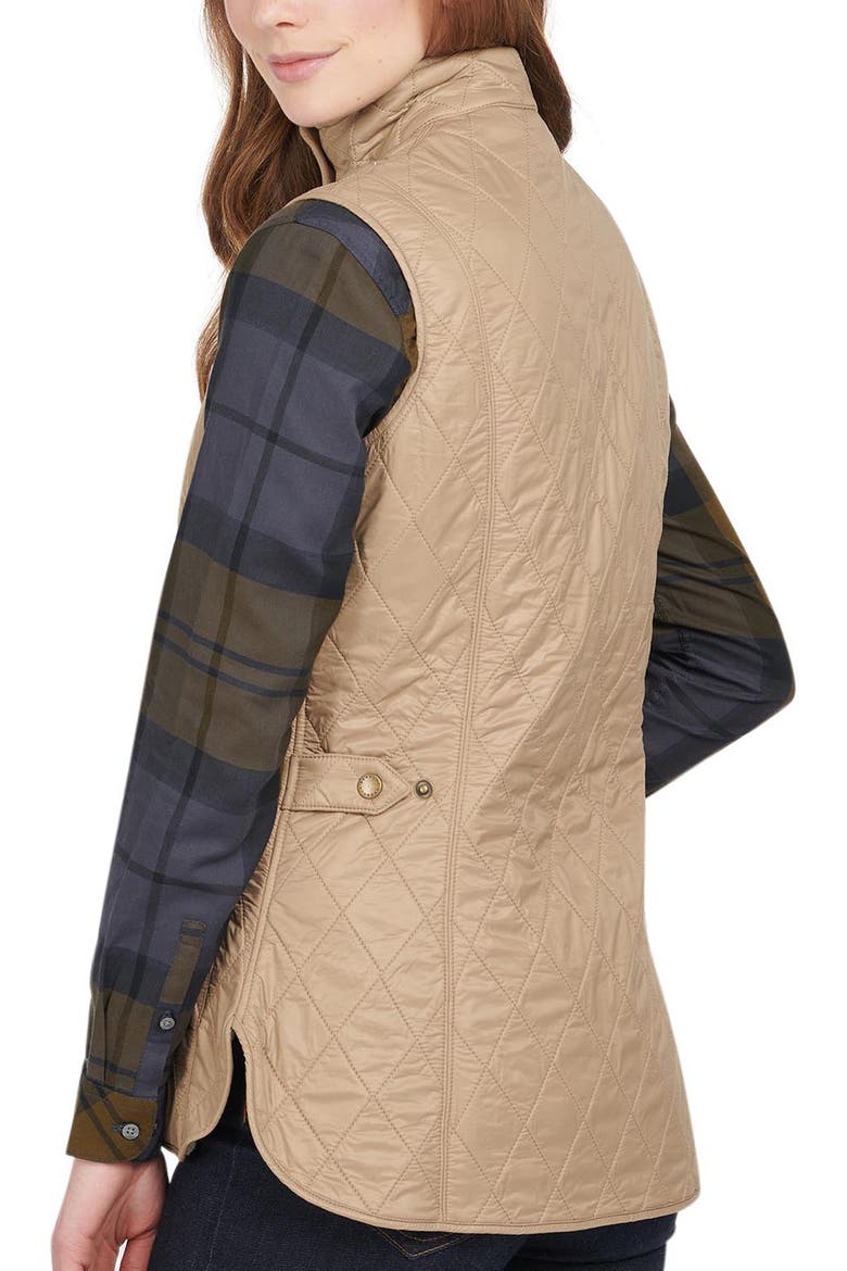 Wray Fleece Lined Nylon Vest, Alternate, color, LIGHT TRENCH