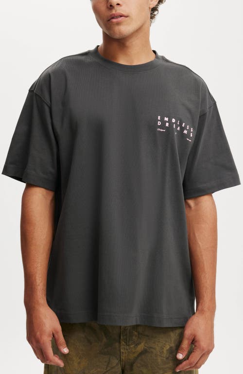Cotton On Box Fit Text T-shirt