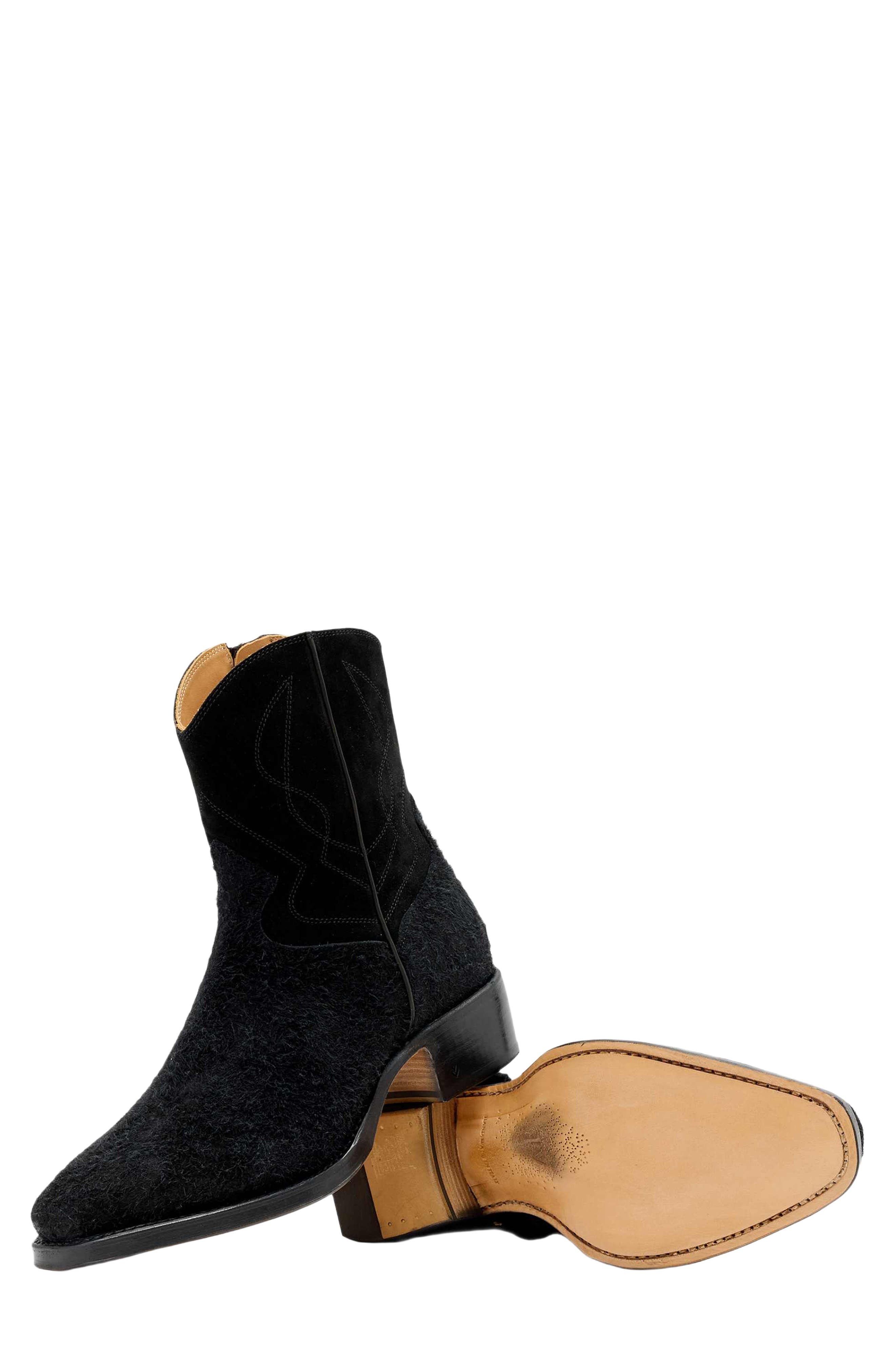 John Varvatos Walker Rancher Boot, Alternate, color, Black