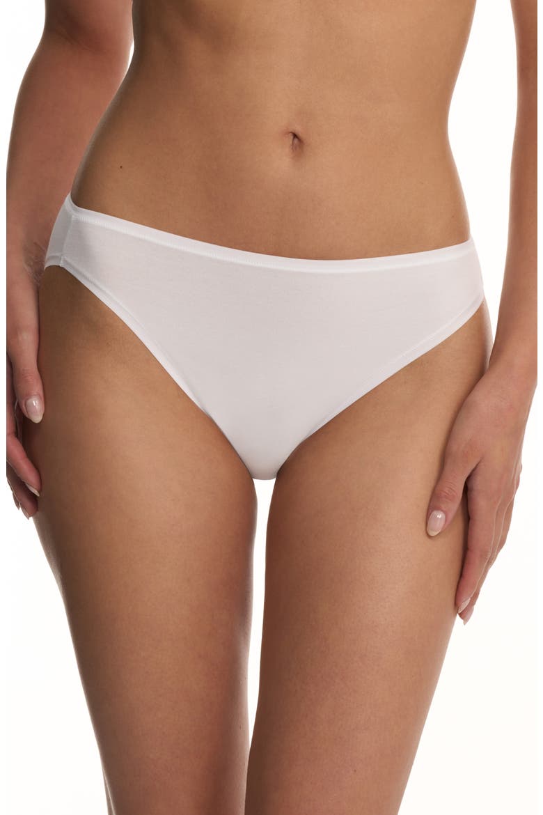 Bliss Bare Cotton Bikini, Main, color, WHITE