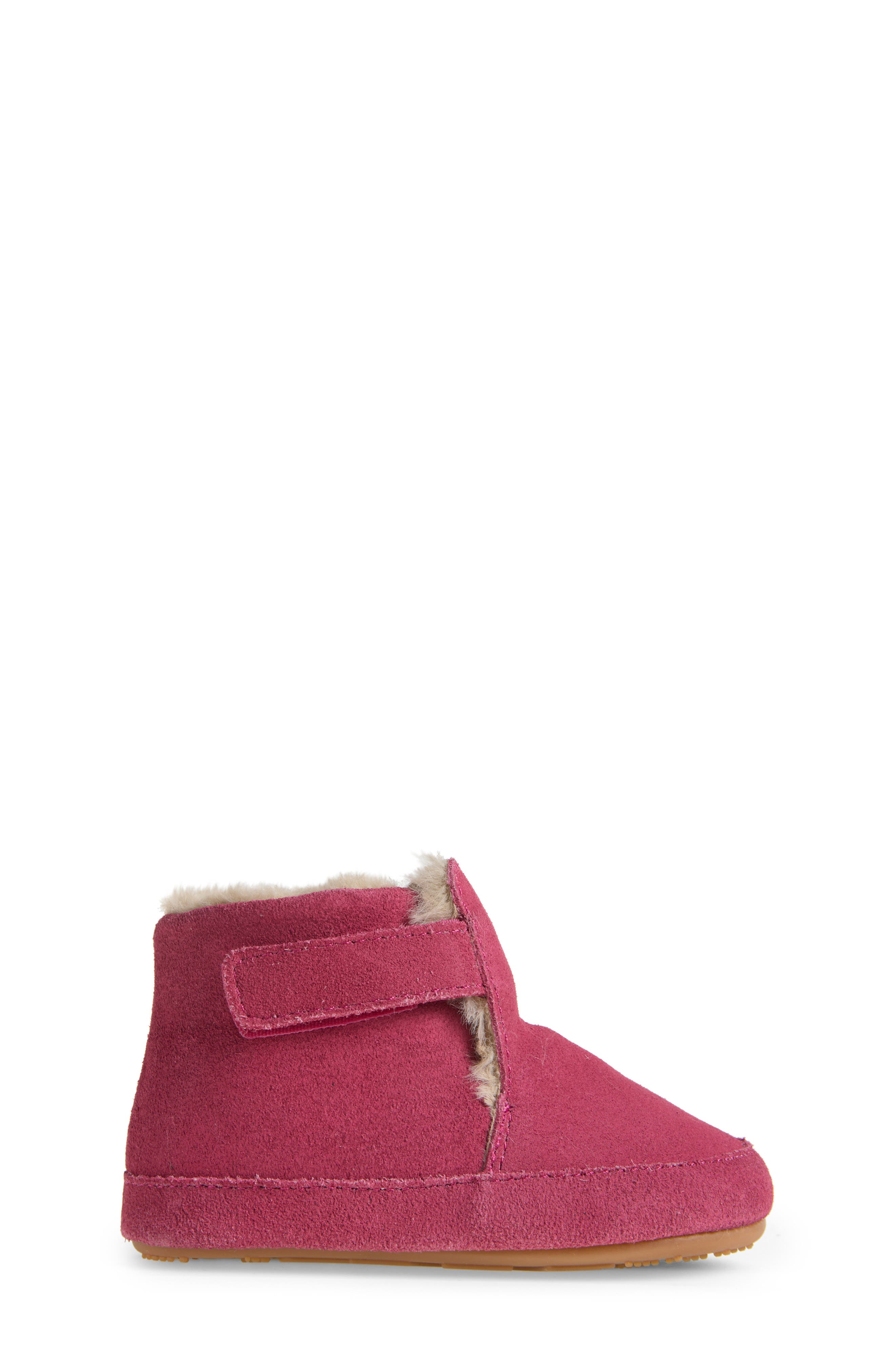 Kids' Apres Bub Bootie, Alternate, color, DARK PINK SUEDE