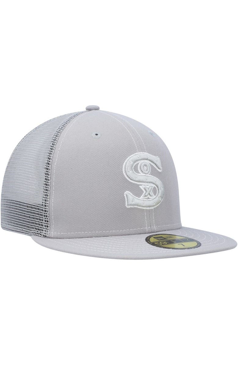 New Era Men's New Era Gray Chicago White Sox 2023 On-Field Batting Practice 59FIFTY Fitted Hat, Alternate, color, Gray