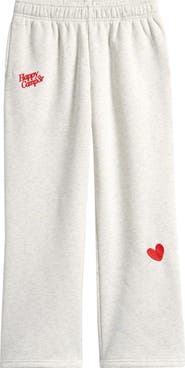 HAPPY CAMP3R Kids' A Gallon Embroidered Wide Leg Sweatpants