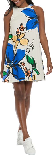 linen wrap mini dress Johanna Ortiz Raíz Ritual Strapless Linen Wrap Mini Dress