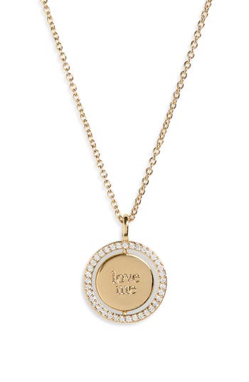 NADRI NADRI SWEETHEARTS SPINNER NECKLACE 