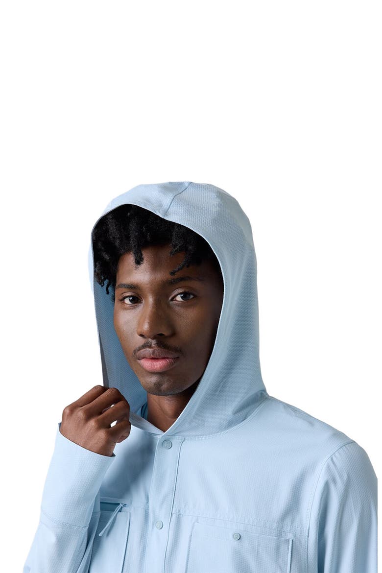 Hybrid Tahoe Sun Hoodie - Men's, Alternate, color, Skyride