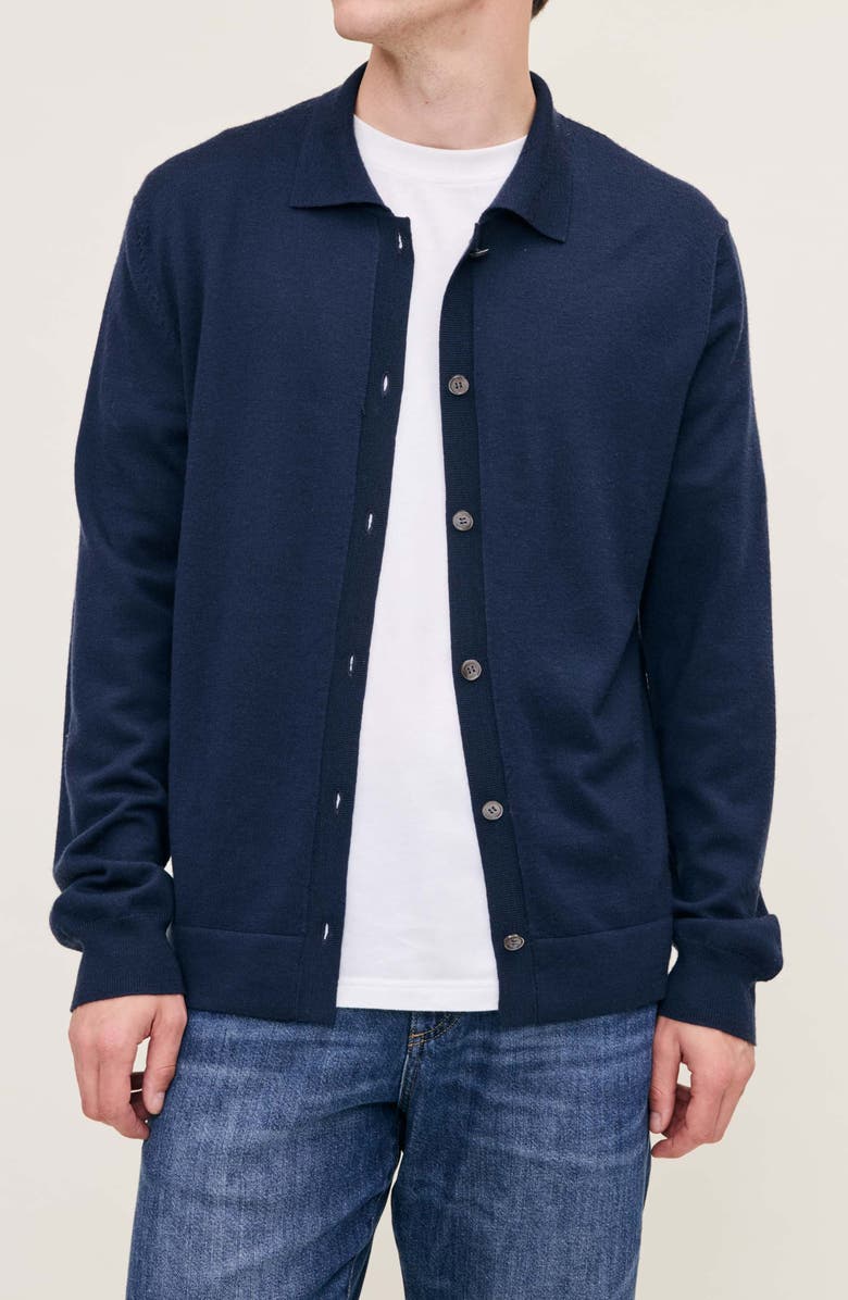 DL1961 Merino Wool Cardigan, Alternate, color, Ravine