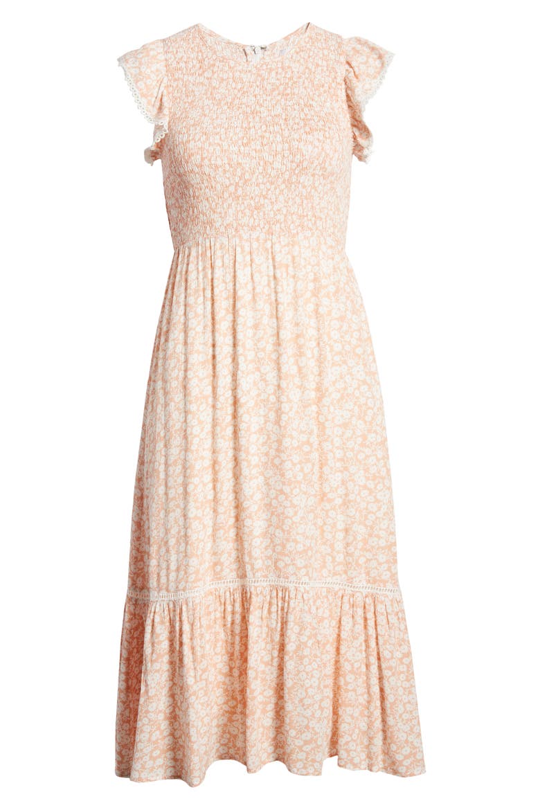 Pick Me In The Desert Dress, Alternate, color, NUDE-WHITE