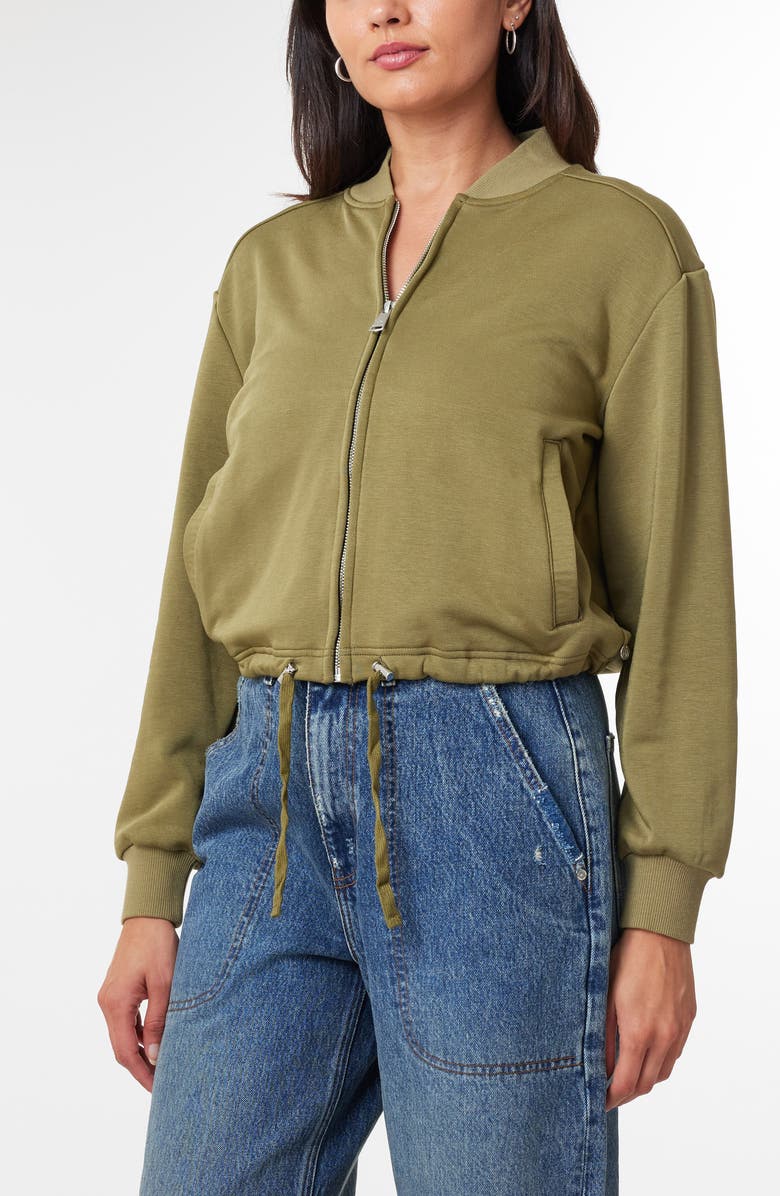 Scotch & Soda Jersey Bomber Jacket, Alternate, color, 