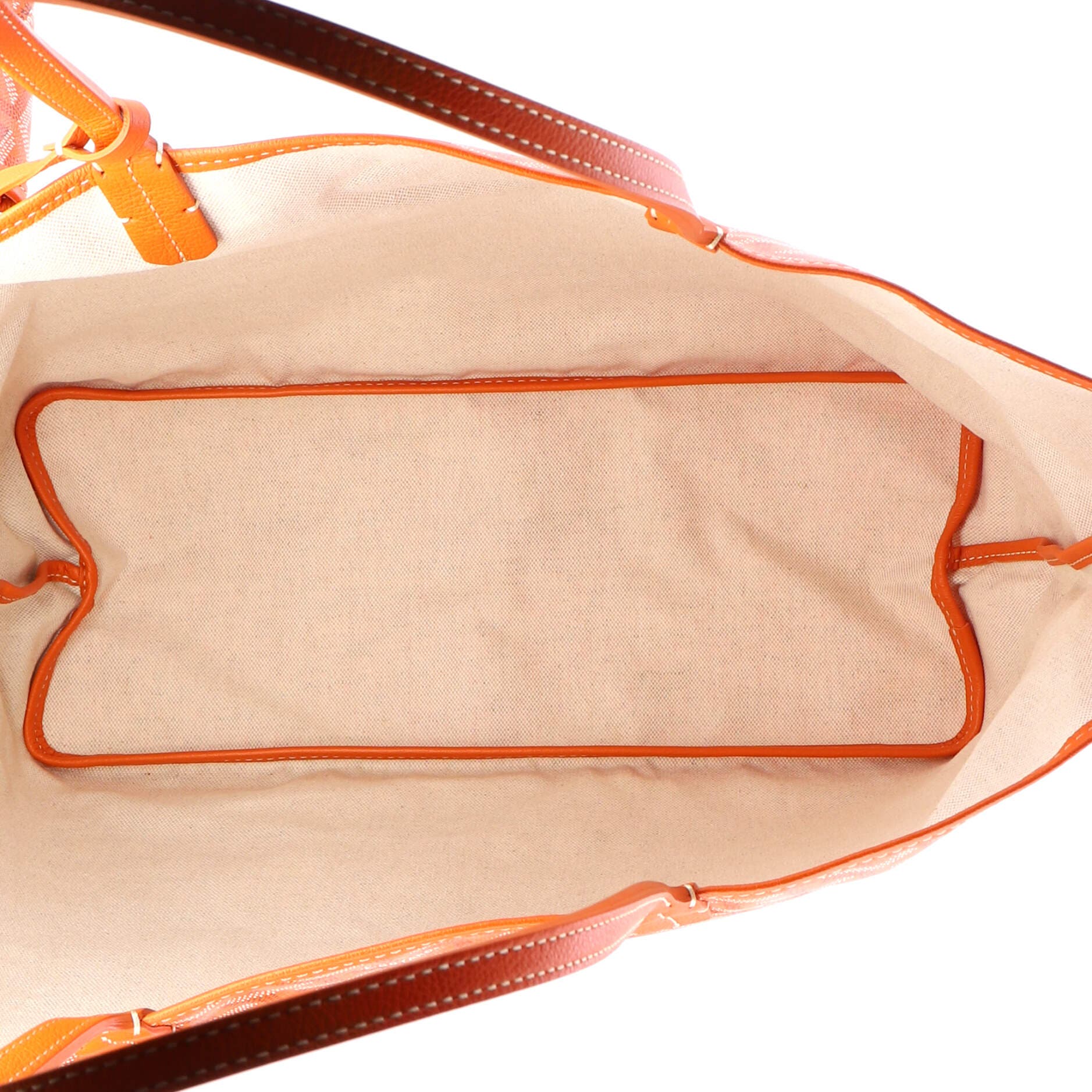 Pre-Owned Goyard Saint Louis Tote Coated Canvas PM, Alternate, color, Orange