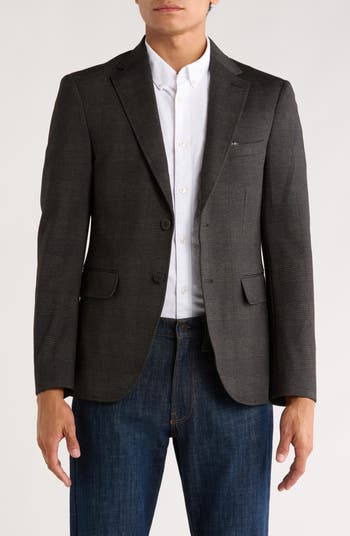 Lucky Brand Men's Glen Plaid Knit Sport Coat (2 Colors) only .99: eDeal Info