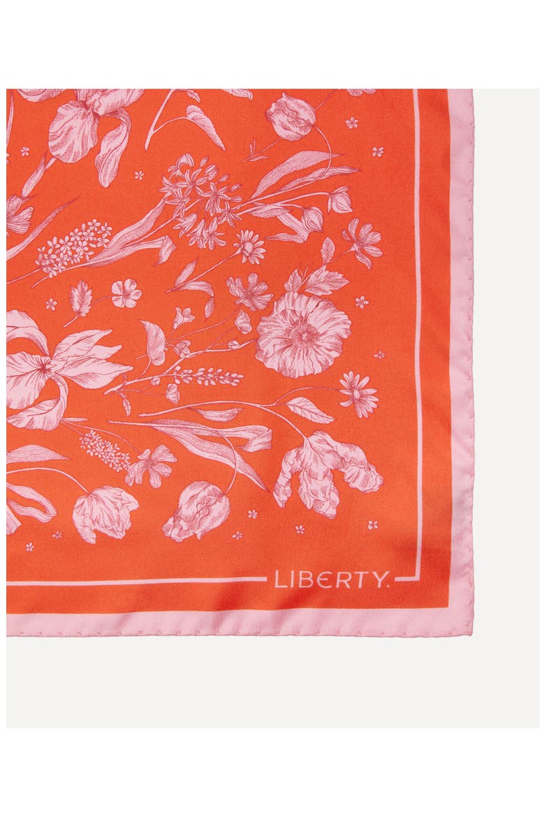 Mono Muse Silk Square Scarf, Alternate, color, RED