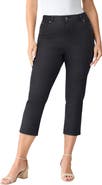 Roaman's Plus Size 24/7 Stretch Capri Jean