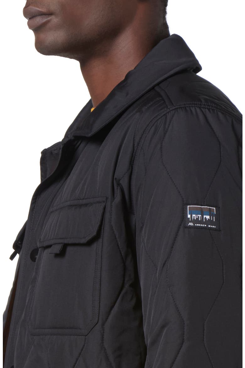 Niles Quilted Jacket, Alternate, color, BLACK