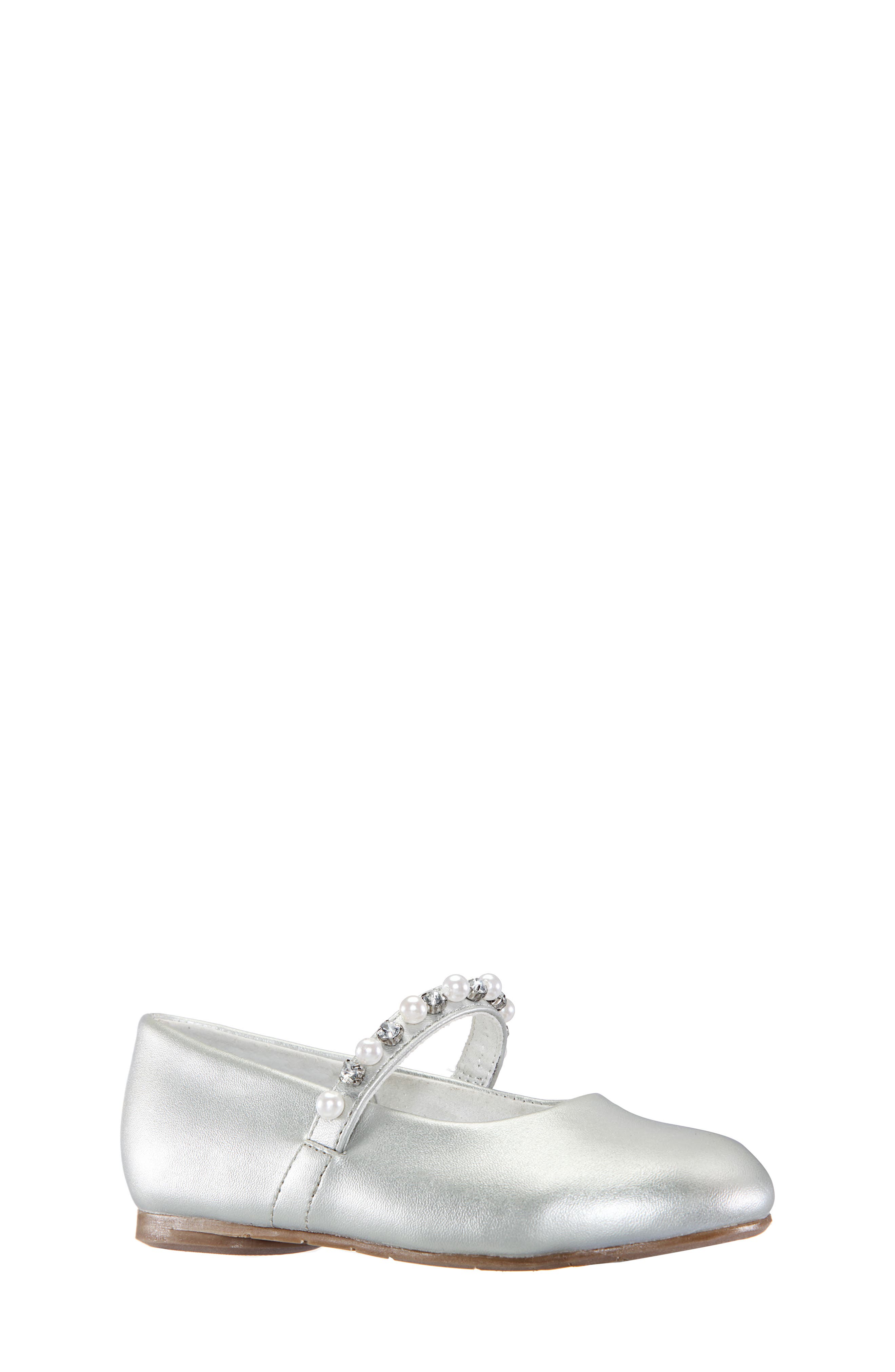 'Nataly-T' Flat, Alternate, color, SILVER