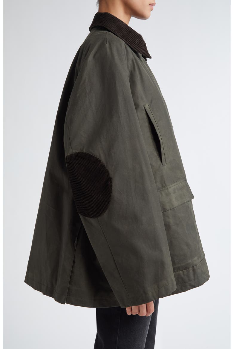 Country Waxed Organic Cotton Jacket, Alternate, color, FOREST