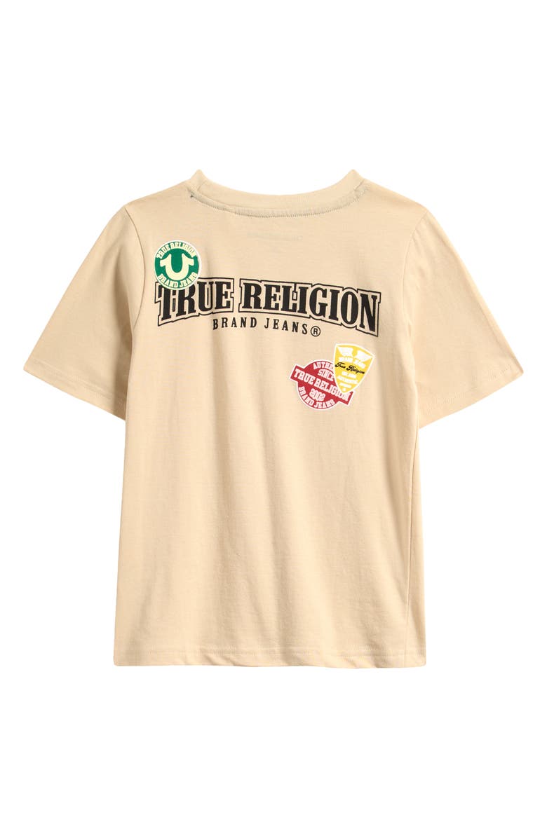 True Religion Kids' Buddha Patch Cotton T-Shirt, Alternate, color,