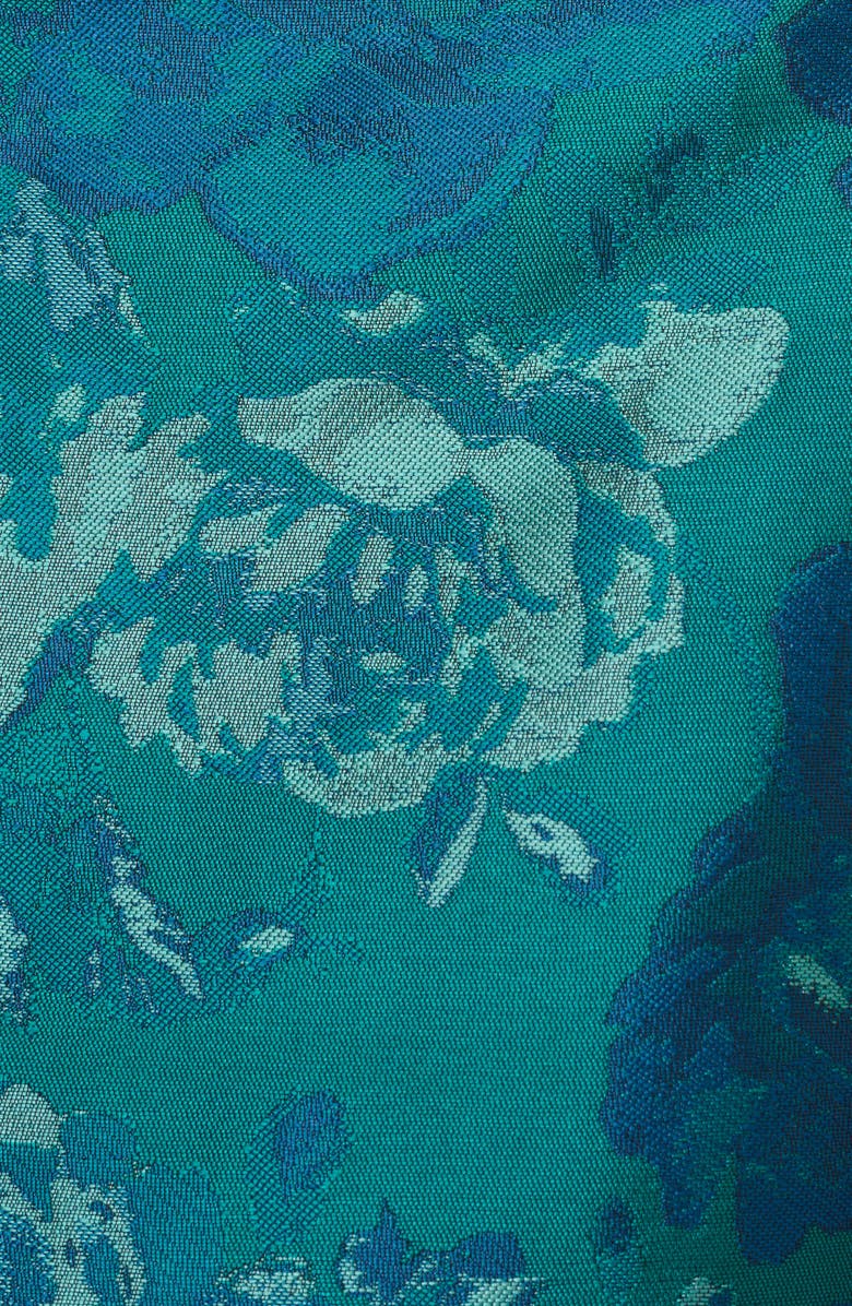 Adrianna Papell Floral Jacquard Fit & Flare Dress, Alternate, color,