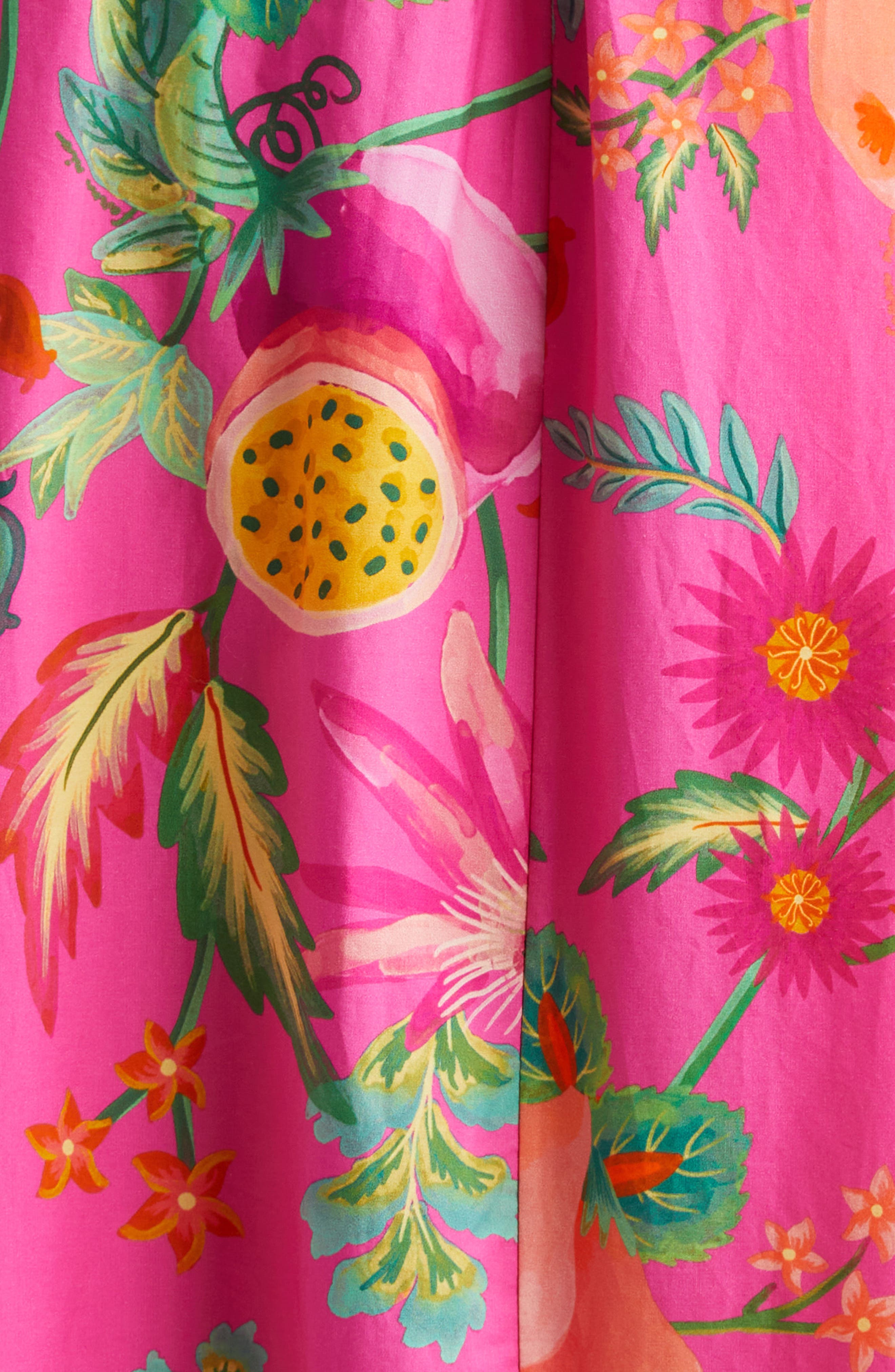 farm rio pink delicate fruit dress Farm Rio Women's Delicate Fruit Garden Mini Dress
