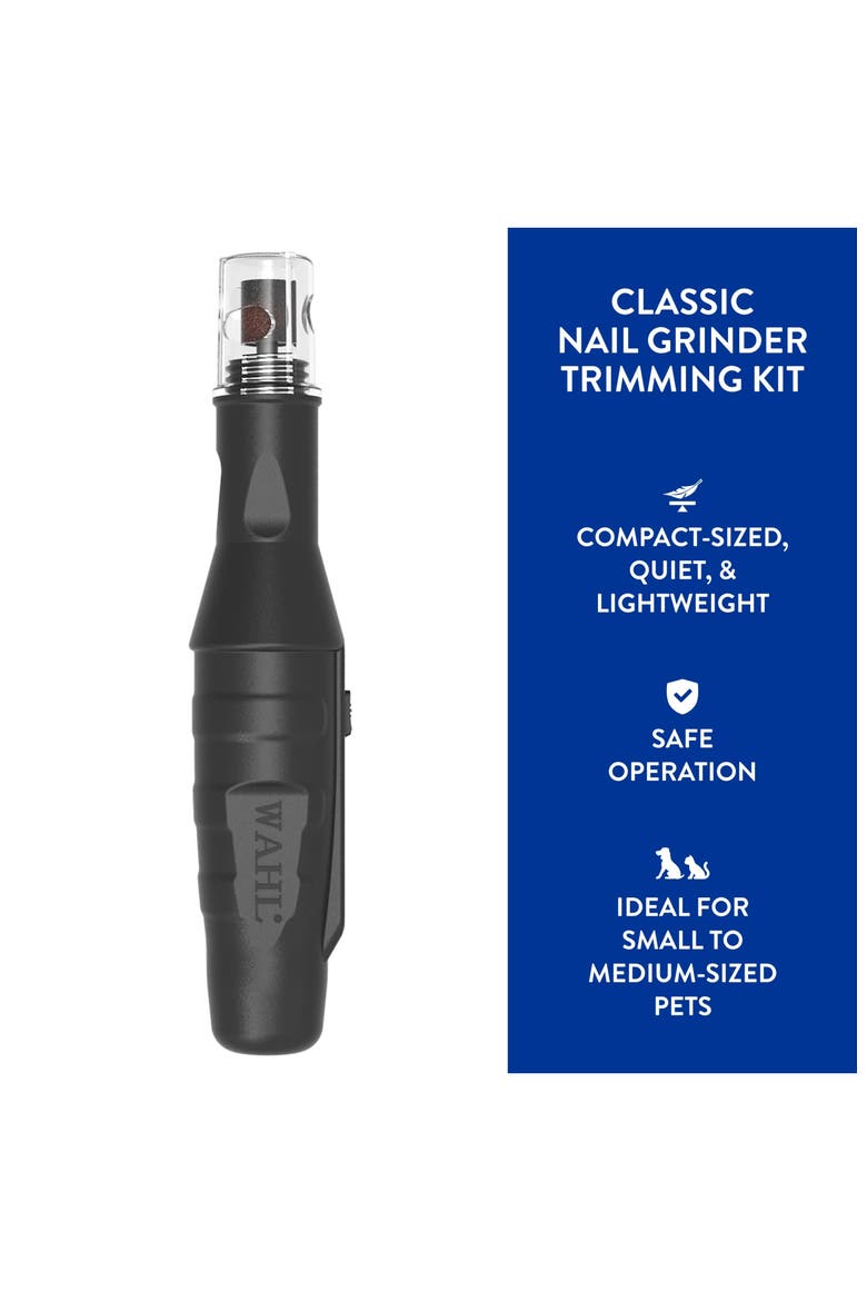Pet, dog, and cat classic nail grinder trimming kit, Alternate, color, Black