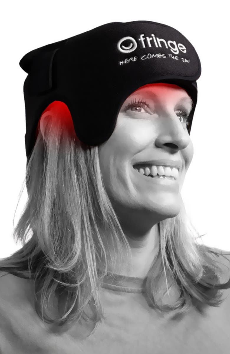 fringe Red Light Therapy Head Wrap, Main, color, 